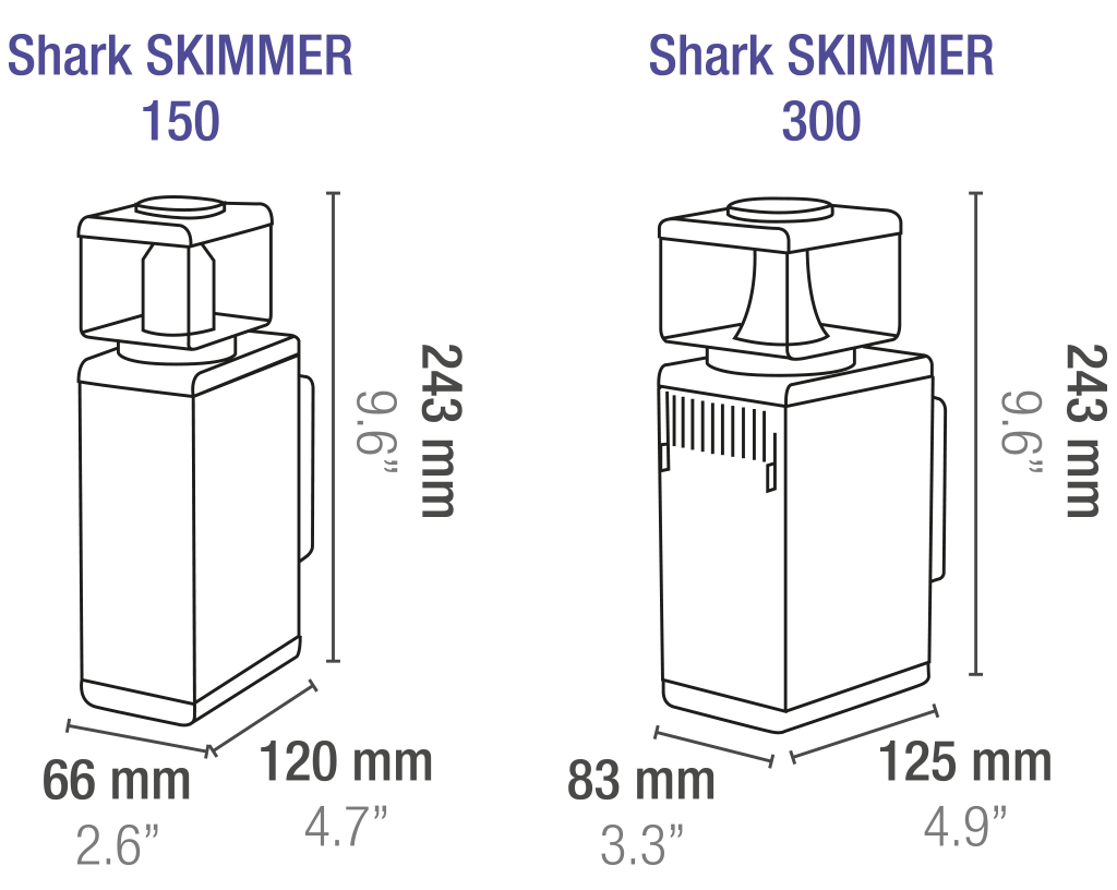 Shark 150 Internal Protein Skimmer