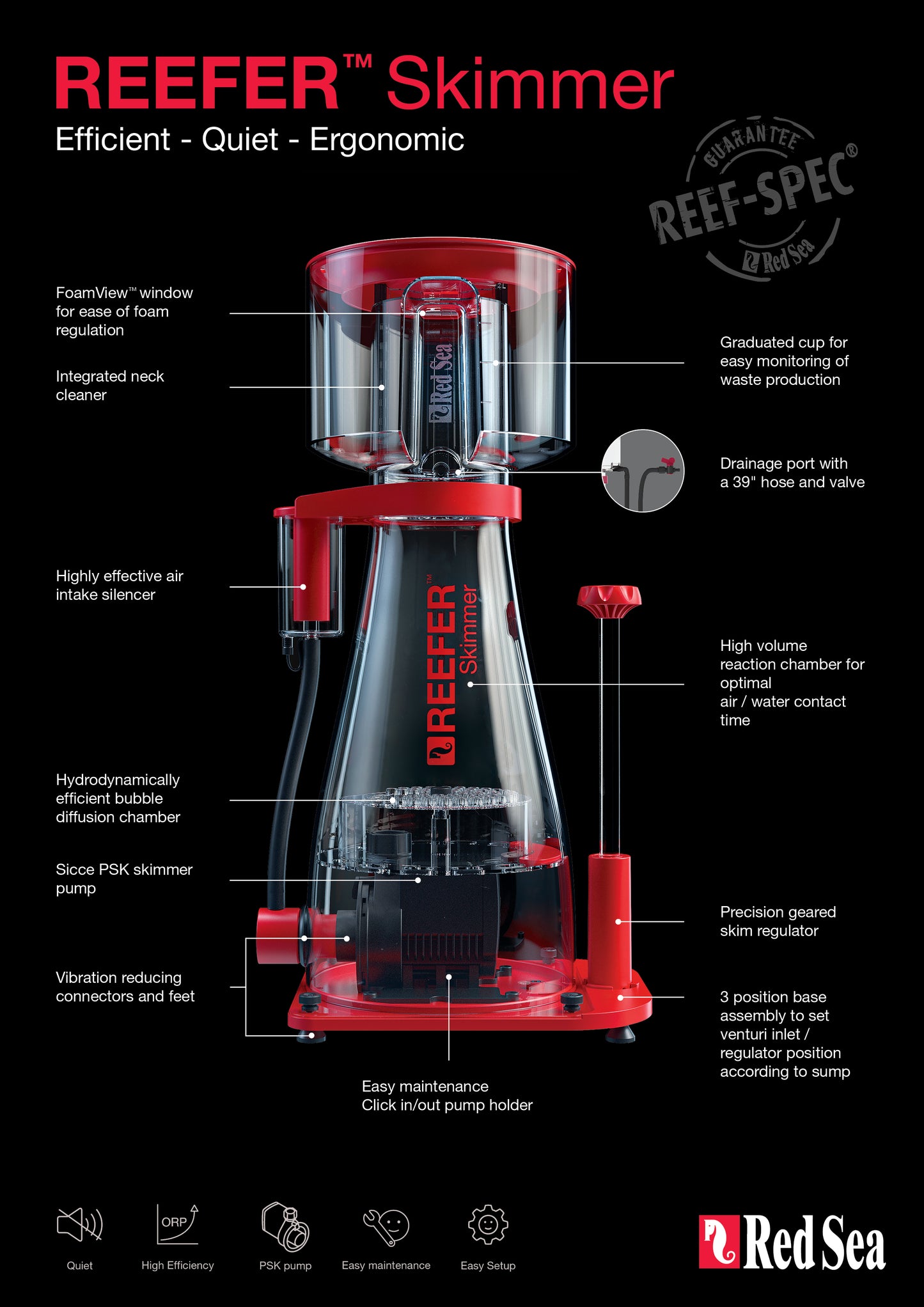 Reefer Skimmer - with DC Pump