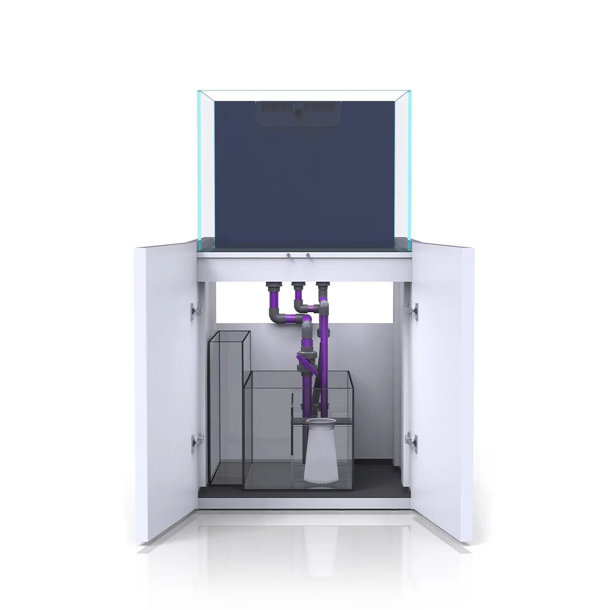 OPUS G2 250 Aquarium w/ Pro-Line Cabinet (White)
