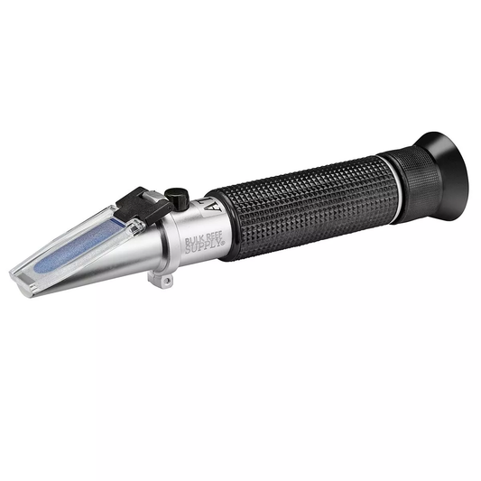 Refractometer For Reading Salinity With Calibration Fluid