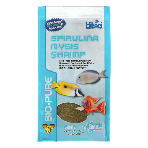 Bio-Pure Spirulina Mysis Shrimp - 16oz Flat Pack