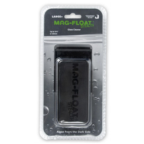 Mag Float STEALTH Glass Aquarium Cleaner - Large+ (3/4" or 20mm)