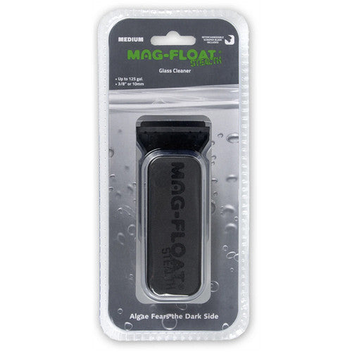 Mag Float STEALTH Glass Aquarium Cleaner - Medium (3/8" or 10mm)