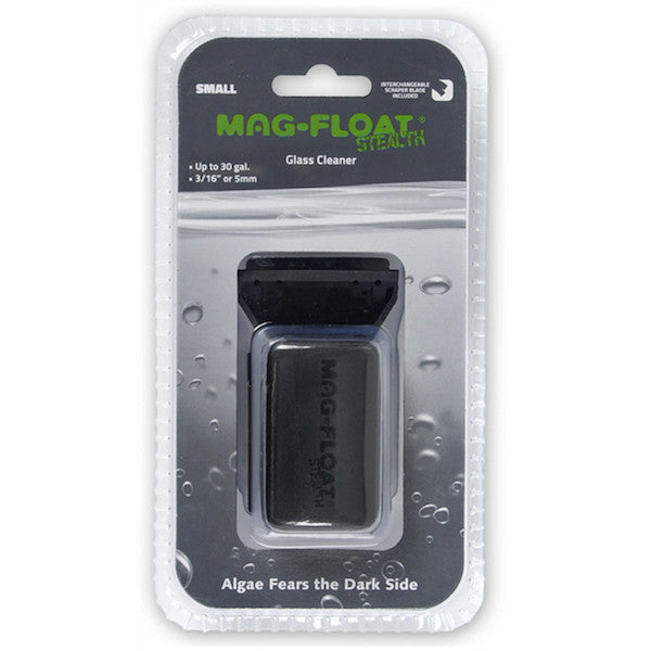 Mag Float STEALTH Glass Aquarium Cleaner - Small (3/16" or 5mm)