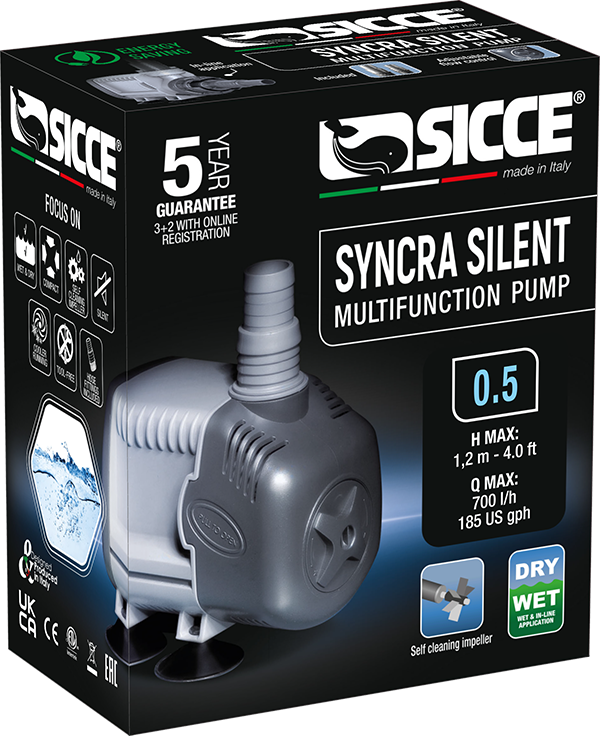 Syncra Silent 0.5 Pump (185 GPH)