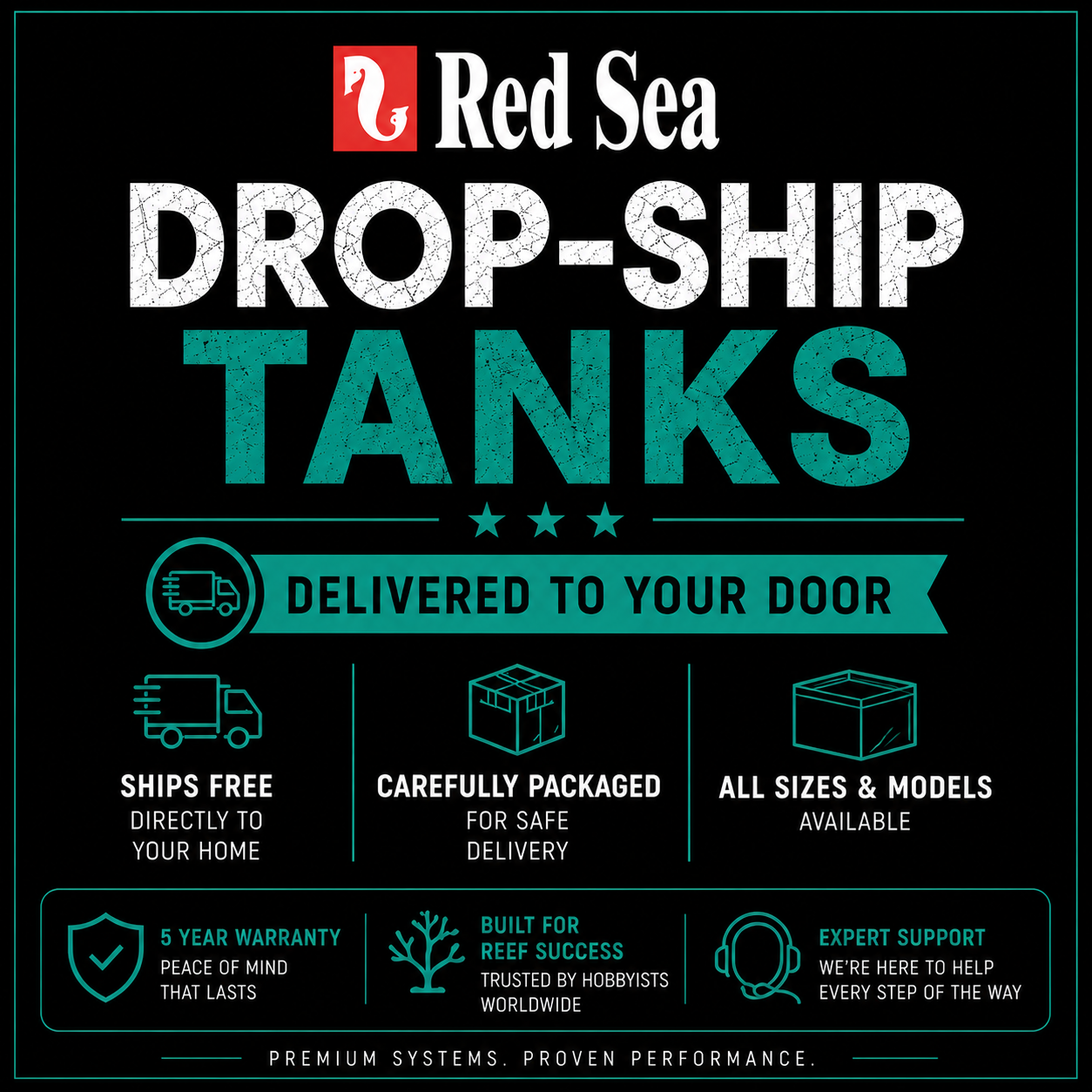 Red Sea Drop Ship Aquariums