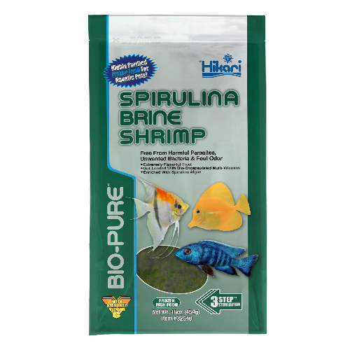 Bio-Pure Spirulina Brine Shrimp - 16oz Flat Pack