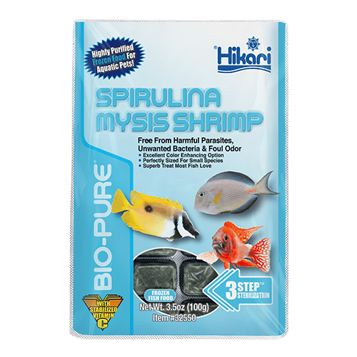 Bio-Pure Spirulina-Mysis Shrimp - 3.5 oz.
