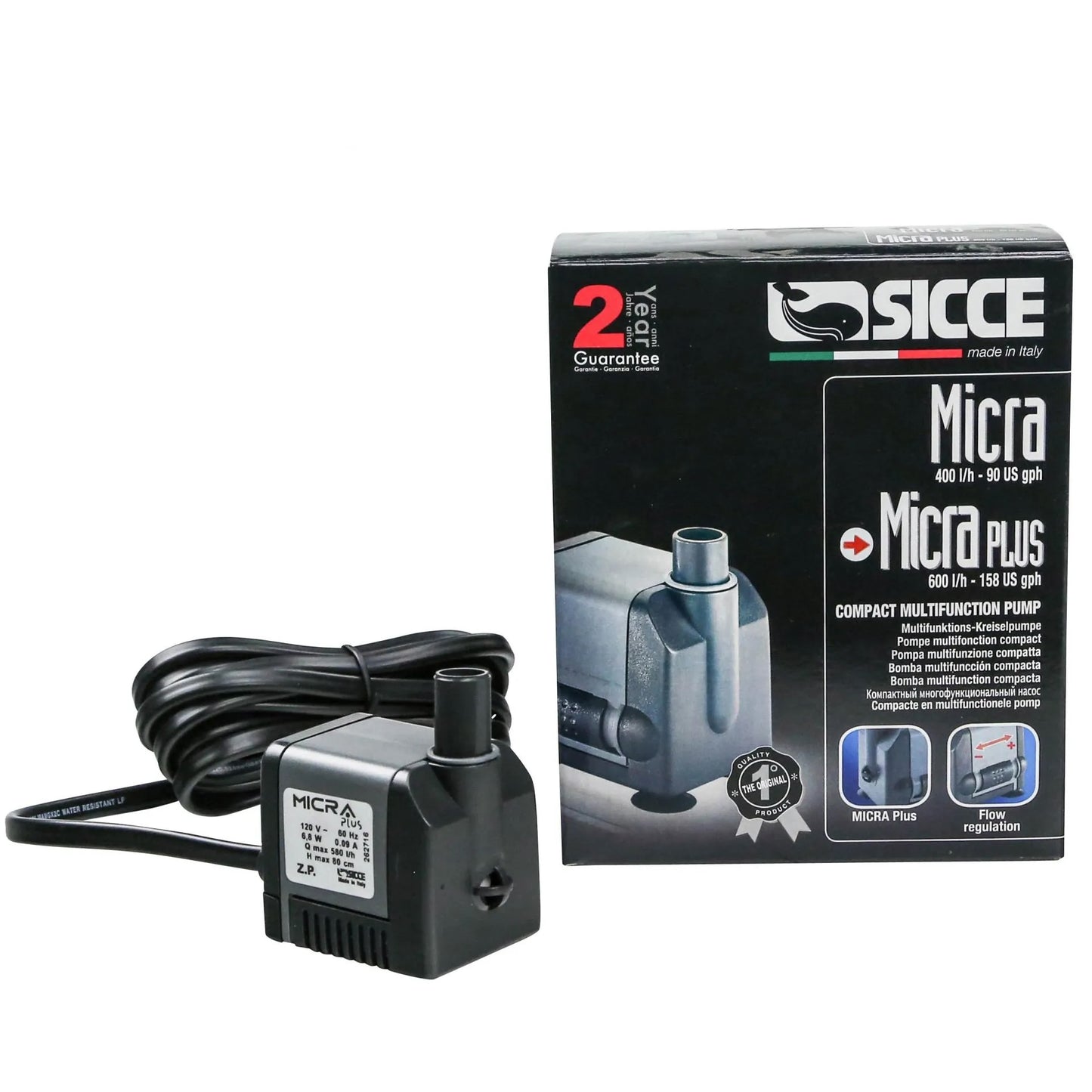 MICRAPLUS Pump (158 GPH)