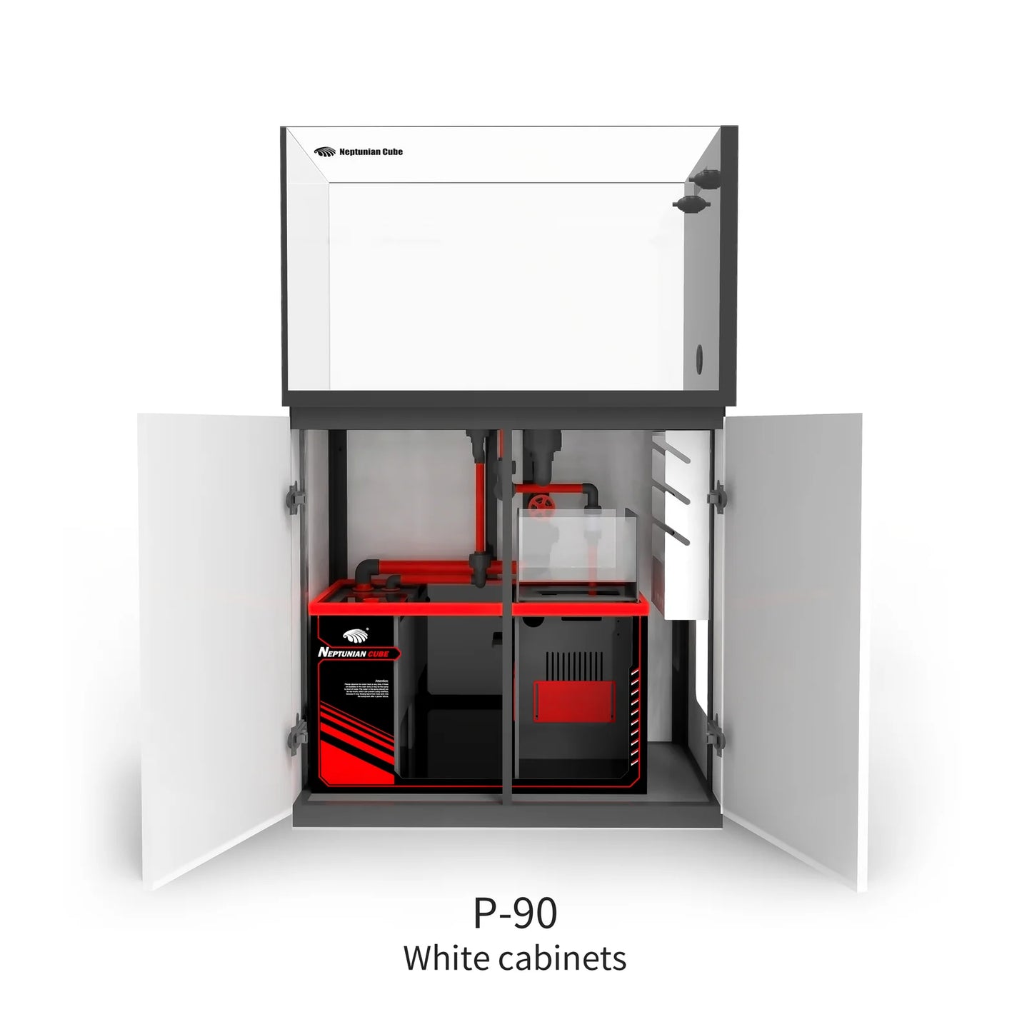 Neptunian Cube Peninsula 90 - Professional Reef Aquarium System - Drop Ship