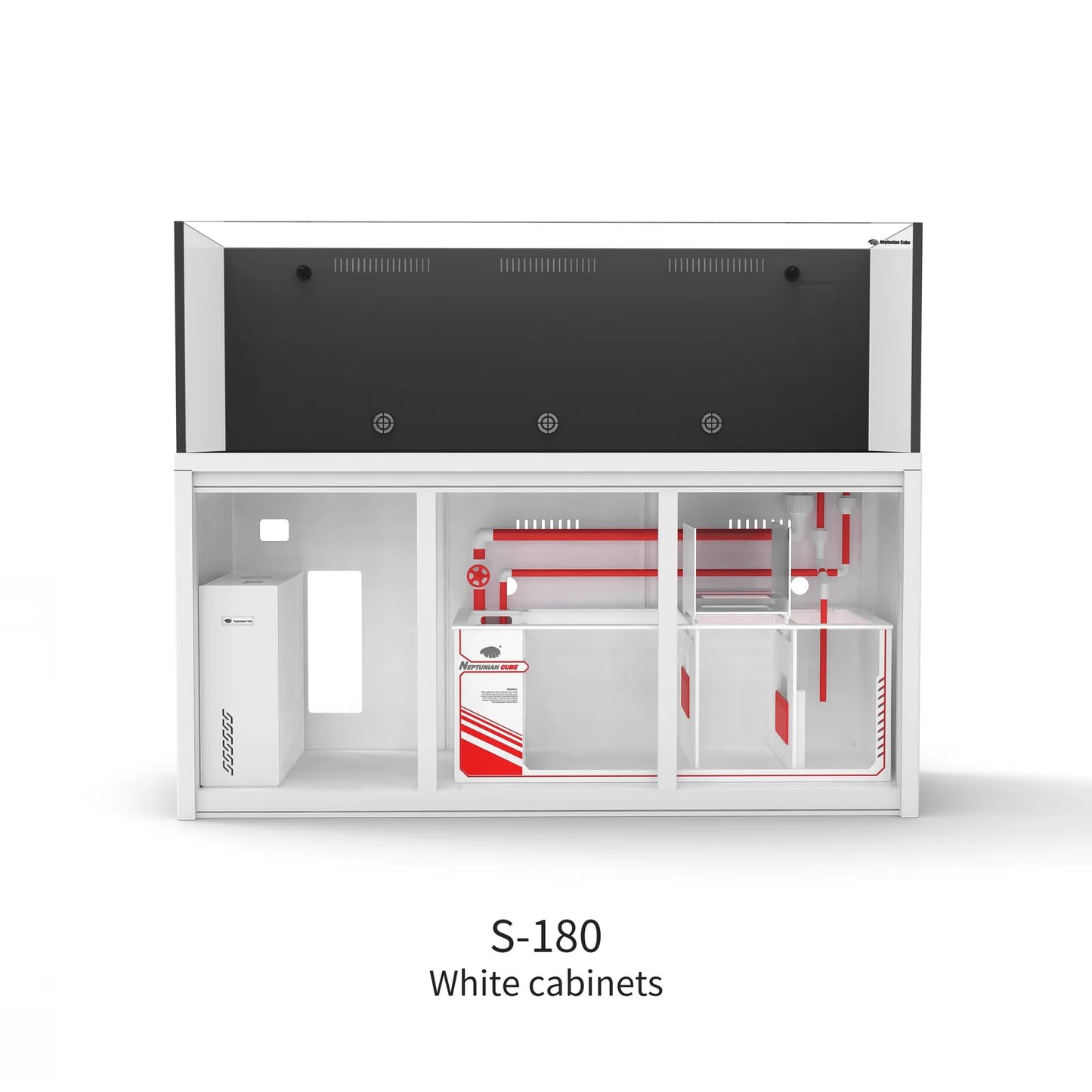 Neptunian Cube Super 180 - Professional Reef Aquarium System - Drop Ship