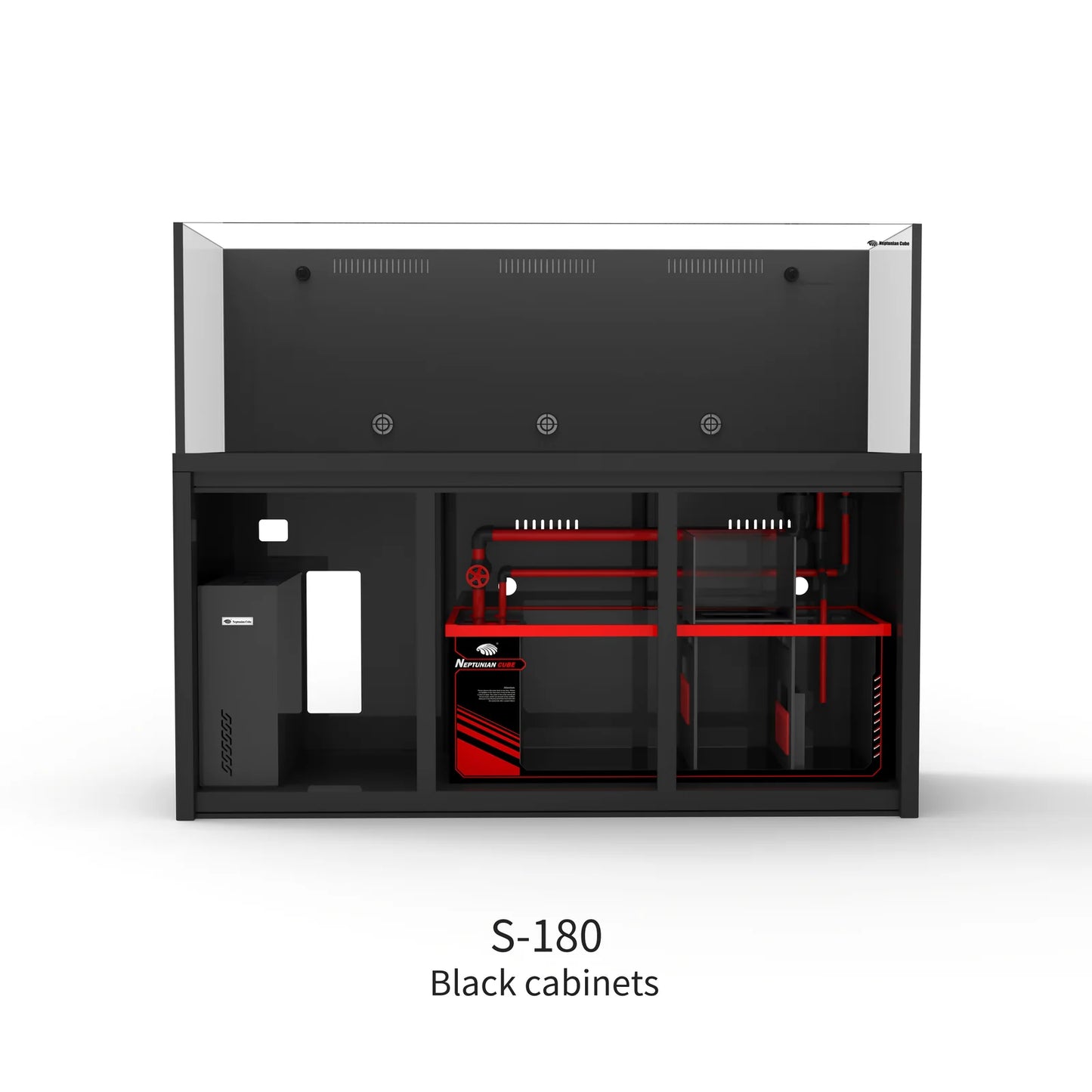 Neptunian Cube Super 180 - Professional Reef Aquarium System - Drop Ship