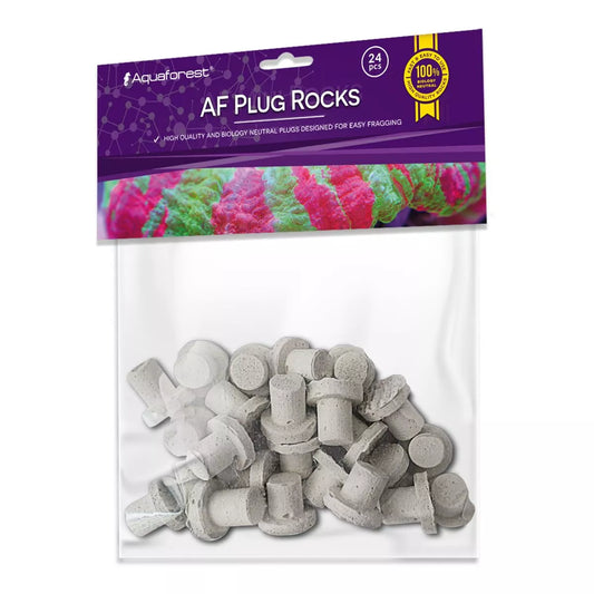 AF Plug Rocks  (White, 24 pcs)