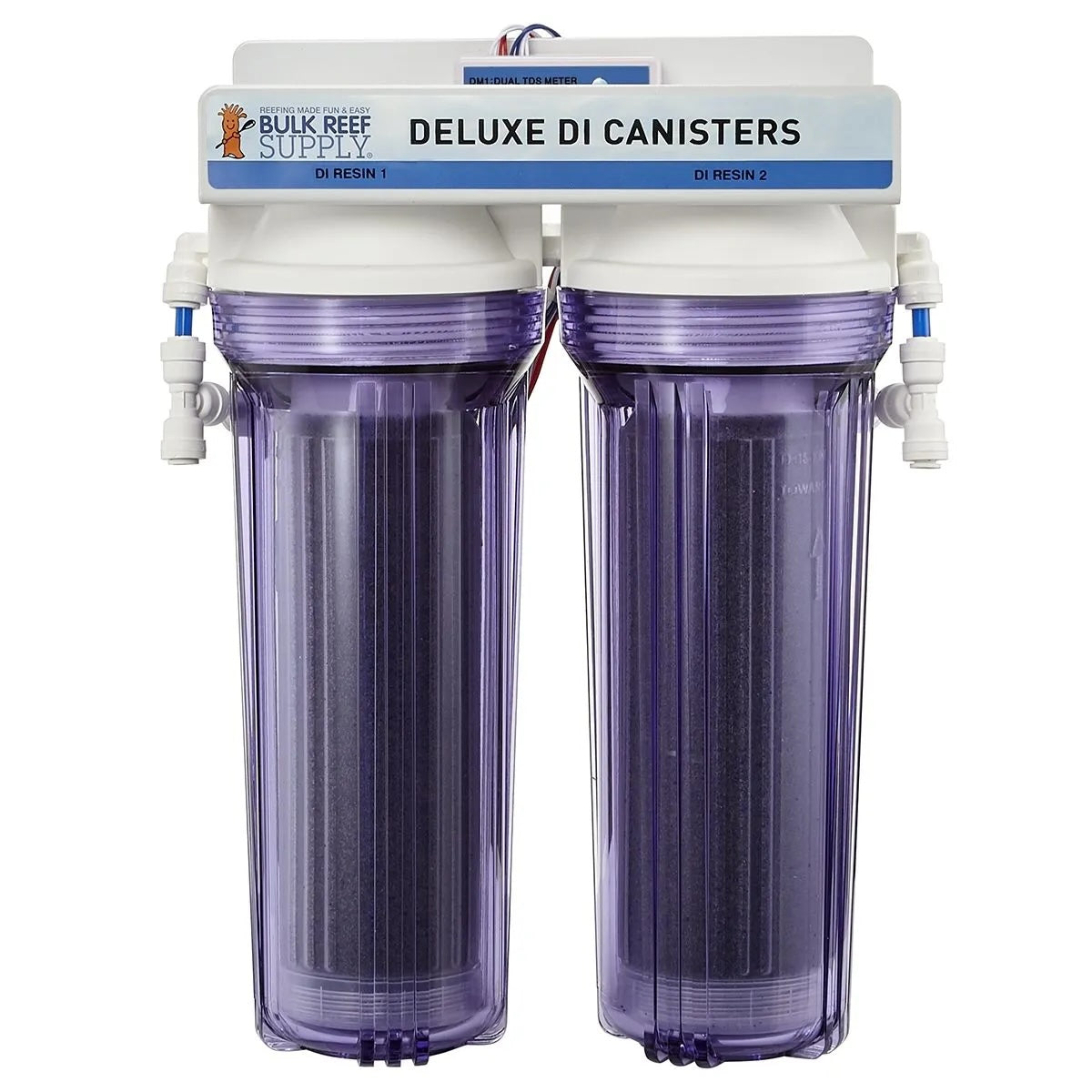 Dual Deionization Canister with DM-1 Dual TDS Meter