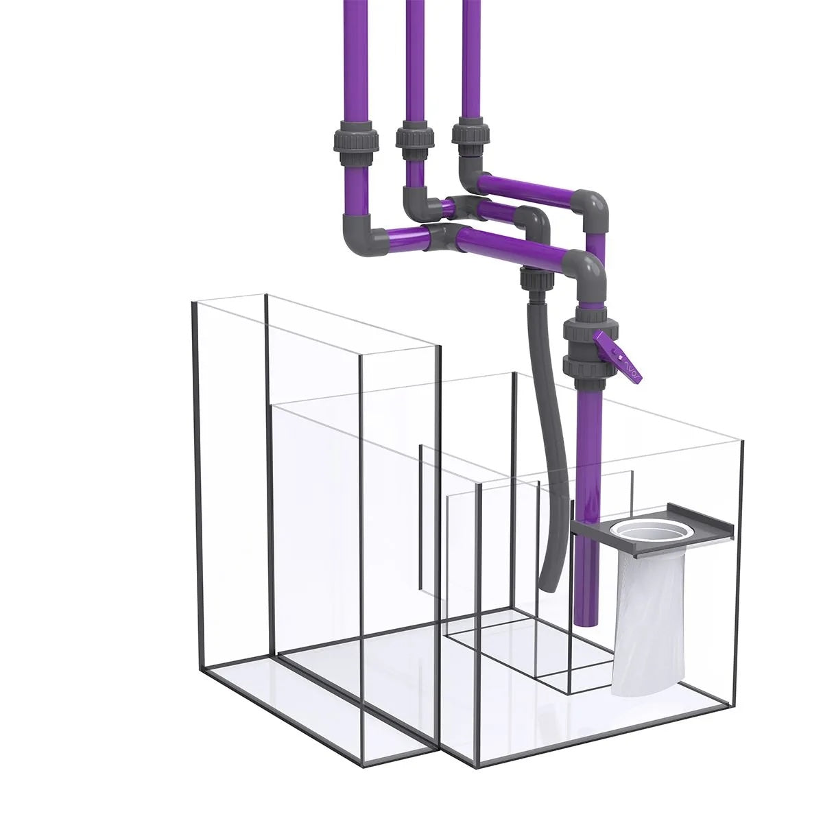 OPUS G2 250 Aquarium w/ Pro-Line Cabinet (Grey)