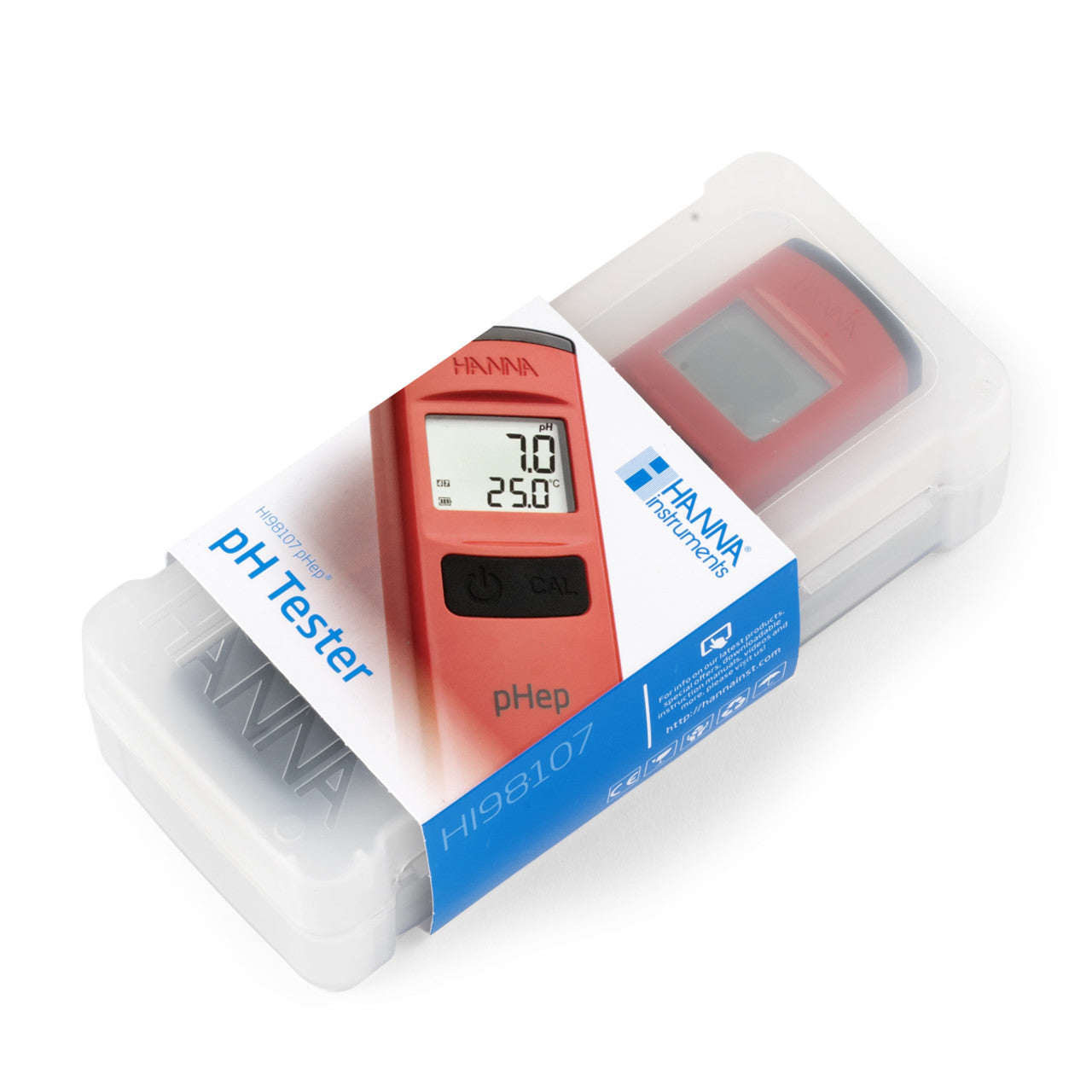 Waterproof Pocket pH Tester with 0.1 Resolution - pHep®