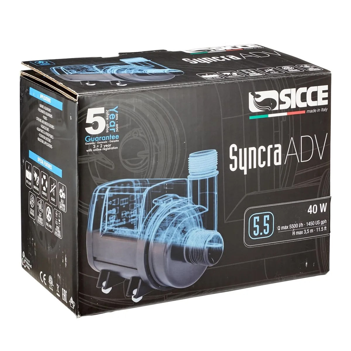 Syncra ADV 5.5 Water Pump (1450 GPH)